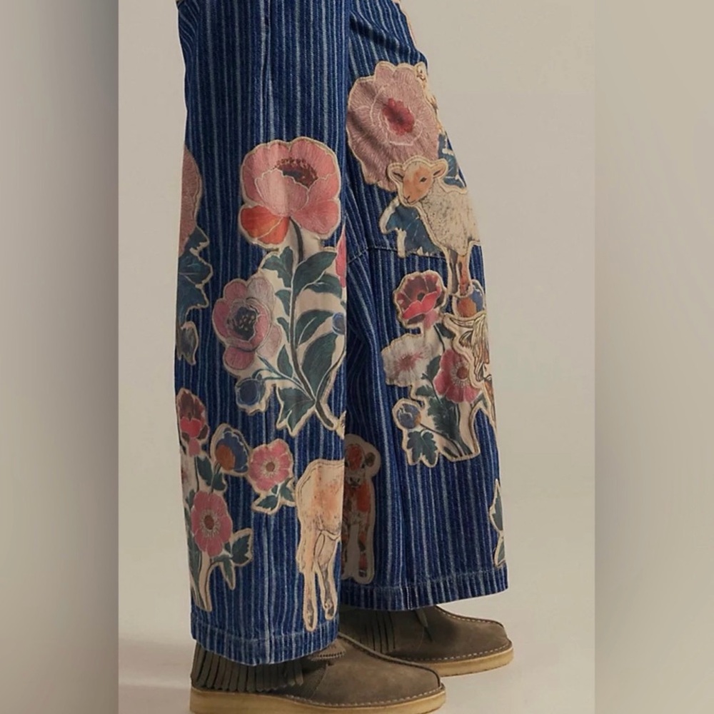We The Free Farm to Peach Jeans NWT
